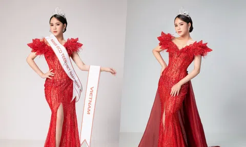 Vũ Huyền Diệu lộng lẫy trong đầm dạ hôi 'Hoa trạng nguyên'